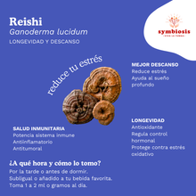 Cargar imagen en el visor de la galería, Reishi Líquido 50ml – Calma, Inmunidad y Longevidad - Symbiosis