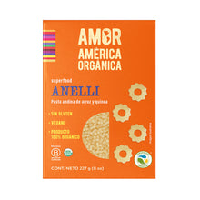 Cargar imagen en el visor de la galería, Pasta andina anelli 227g- Amor América Orgánica