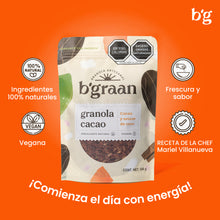 Cargar imagen en el visor de la galería, Granola cacao 340 g - B'graan