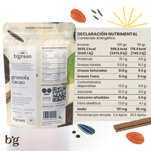 Cargar imagen en el visor de la galería, Granola cacao 340 g - B'graan