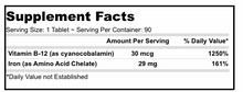 Cargar imagen en el visor de la galería, Vitamina Hierro Quelado 90 tabletas- DEVA Nutrition