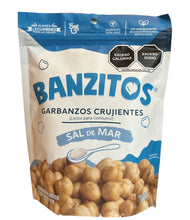 Cargar imagen en el visor de la galería, Crujientes de Garbanzo 110g – Sabor Sal de Mar - Banzitos