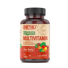 Cargar imagen en el visor de la galería, Multivitáminico diario 90 tabletas- DEVA Nutrition