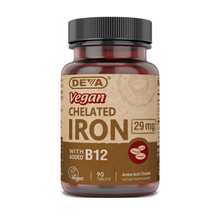 Cargar imagen en el visor de la galería, Vitamina Hierro Quelado 90 tabletas- DEVA Nutrition