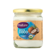 Cargar imagen en el visor de la galería, Aceite de coco orgánico extra virgen 420ml - Enature