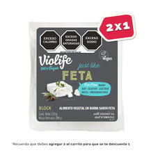 Cargar imagen en el visor de la galería, Queso tipo feta griego block 200g - Violife