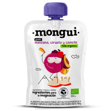Cargar imagen en el visor de la galería, Pouch Manzana, Ciruela y Camote 100g -Mongui