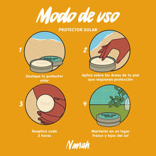 Cargar imagen en el visor de la galería, Protector solar sólido 80g -NANAH