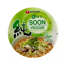 Cargar imagen en el visor de la galería, Ramen Instantáneo Sabor Vegetales en Vaso 75 g- Nongshim Soon