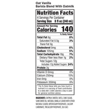 Cargar imagen en el visor de la galería, Leche de Avena Barista Vainilla 946ml - Califia Farms