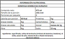 Cargar imagen en el visor de la galería, Kombucha Durazno- Dominga