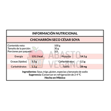 Cargar imagen en el visor de la galería, Chicharrón Seco César Soya 100 g