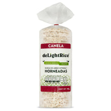 Cargar imagen en el visor de la galería, Galletas de Arroz con Canela 100g - deLightRice