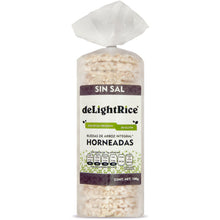 Cargar imagen en el visor de la galería, Galletas de Arroz Sin Sal 100g- deLightRice