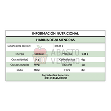 Cargar imagen en el visor de la galería, Harina de Almendras Blanqueada