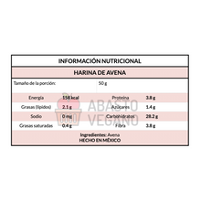 Cargar imagen en el visor de la galería, Harina de Avena