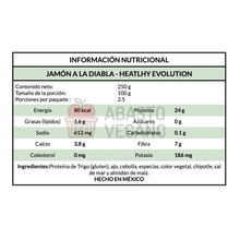 Cargar imagen en el visor de la galería, Jamón a la diabla 250g - Healthy Evolution