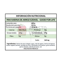 Cargar imagen en el visor de la galería, Pan de arroz Gluten Free - Food for Life