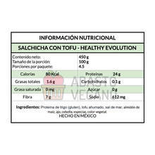 Cargar imagen en el visor de la galería, Salchicha con Tofu 450 g - Healthy Evolution
