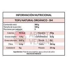 Cargar imagen en el visor de la galería, Tofu Natural Orgánico 250g - Sano Mundo