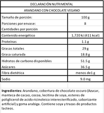 Cargar imagen en el visor de la galería, Arándano con Chocolate Oscuro