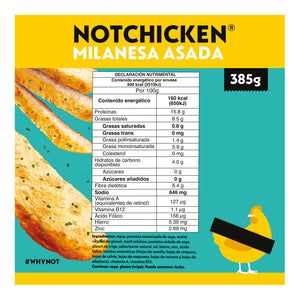 Not chicken milanesa asada 385g - NotCo