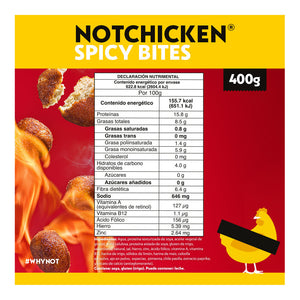 Not chicken spicy bites 400g - NotCo