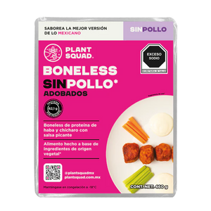 Boneless adobados sin pollo 460g - Plant Squad