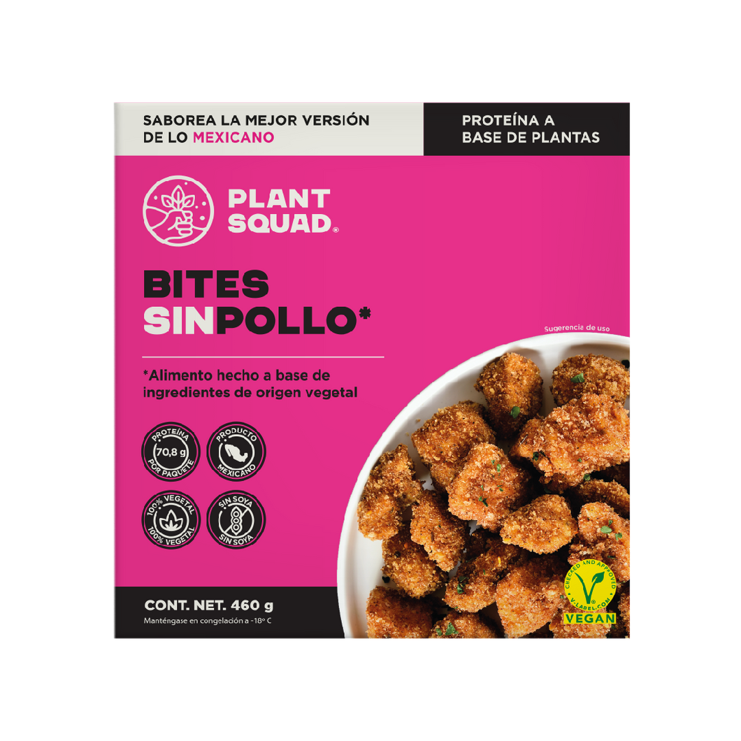 Bites sin pollo 460g - Plant Squad