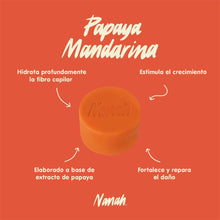 Cargar imagen en el visor de la galería, Acondicionador de papaya mandarina 80g -NANAH
