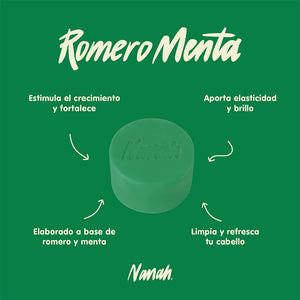 Acondicionador de romero menta 80g -NANAH