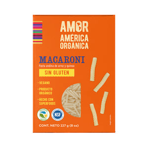 Pasta andina macaroni 227g- Amor América Orgánica