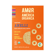 Cargar imagen en el visor de la galería, Pasta andina anelli 227g- Amor América Orgánica

