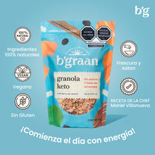 Cargar imagen en el visor de la galería, Granola Keto 340 g - B&#39;graan
