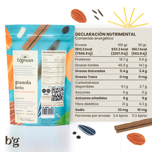 Granola Keto 340 g - B'graan