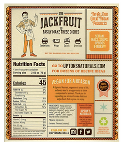 Barbeque Jackfruit 300g- Upton´s Naturals
