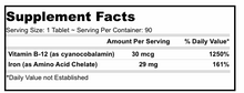 Cargar imagen en el visor de la galería, Vitamina Hierro Quelado 90 tabletas- DEVA Nutrition
