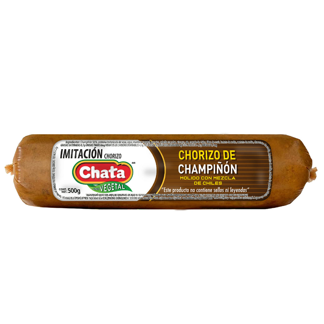 Chorizo de Champiñones 200g -Chata