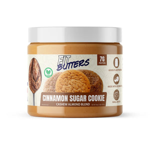 Cinnamon Sugar Cookie – Crema Vegana de Almendra y Nuez de la India 454g - Fit Butters