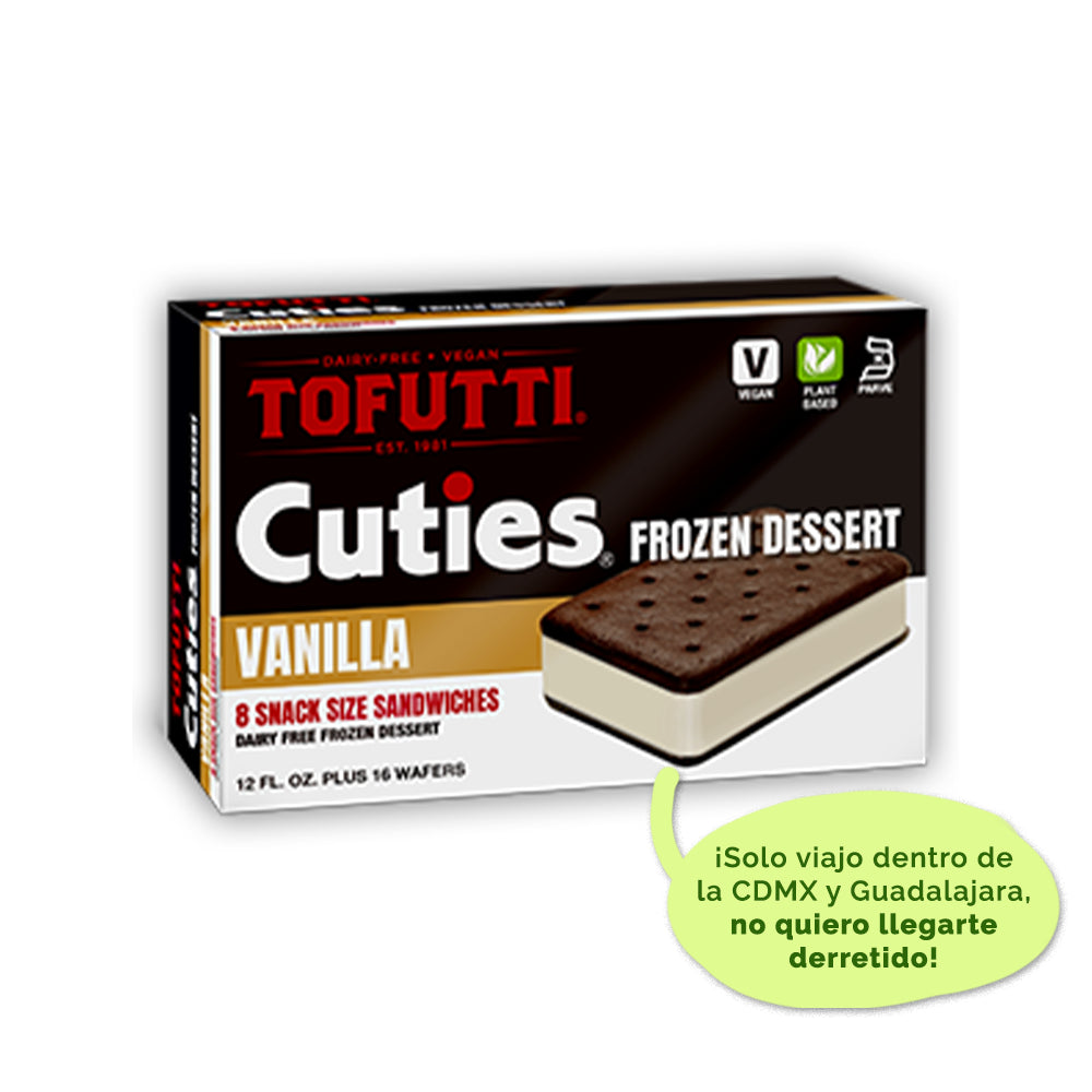 Helado Cuties de Vainilla 8 pzas - Tofutti