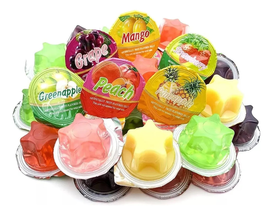 Mini Gelatina Frutal En Forma De Estrella De Agar Agar
