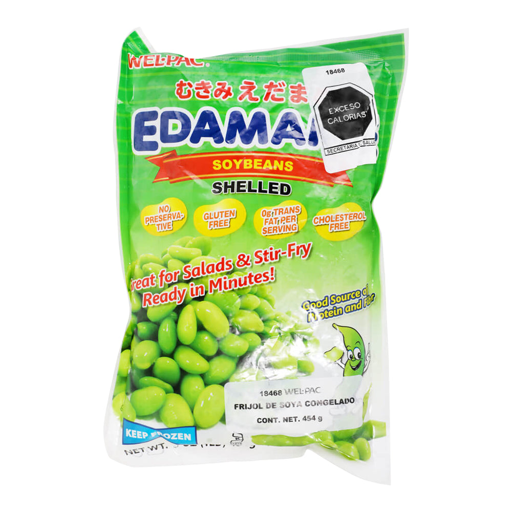 Edamame Sin Vaina Mukimi 454g - Welpac