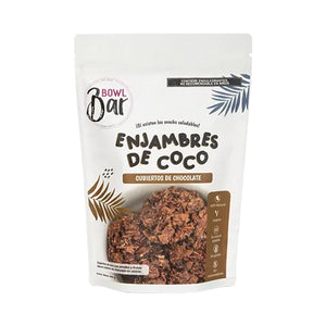 Enjambres de Coco con Chocolate vegano Sin Azúcar - Bowl Bar