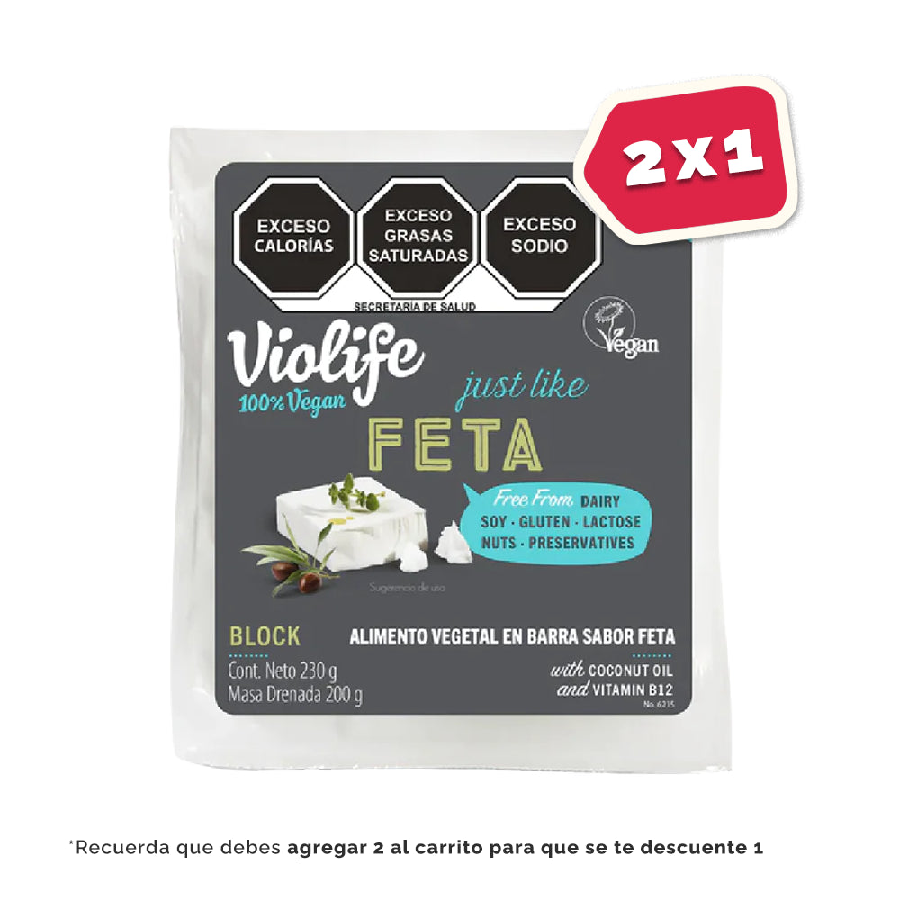 Queso tipo feta griego block 200g - Violife