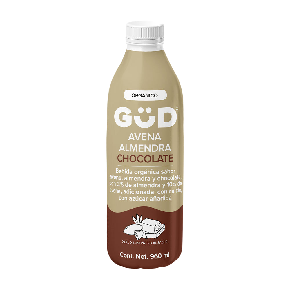 Bebida Orgánica de Avena y Almendra con Chocolate 960 ml - GUD