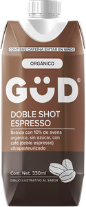 Bebida doble shot espresso 330ml- GUD