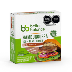 Hamburguesa Congelada Plant-Based 226 g - Better Balance