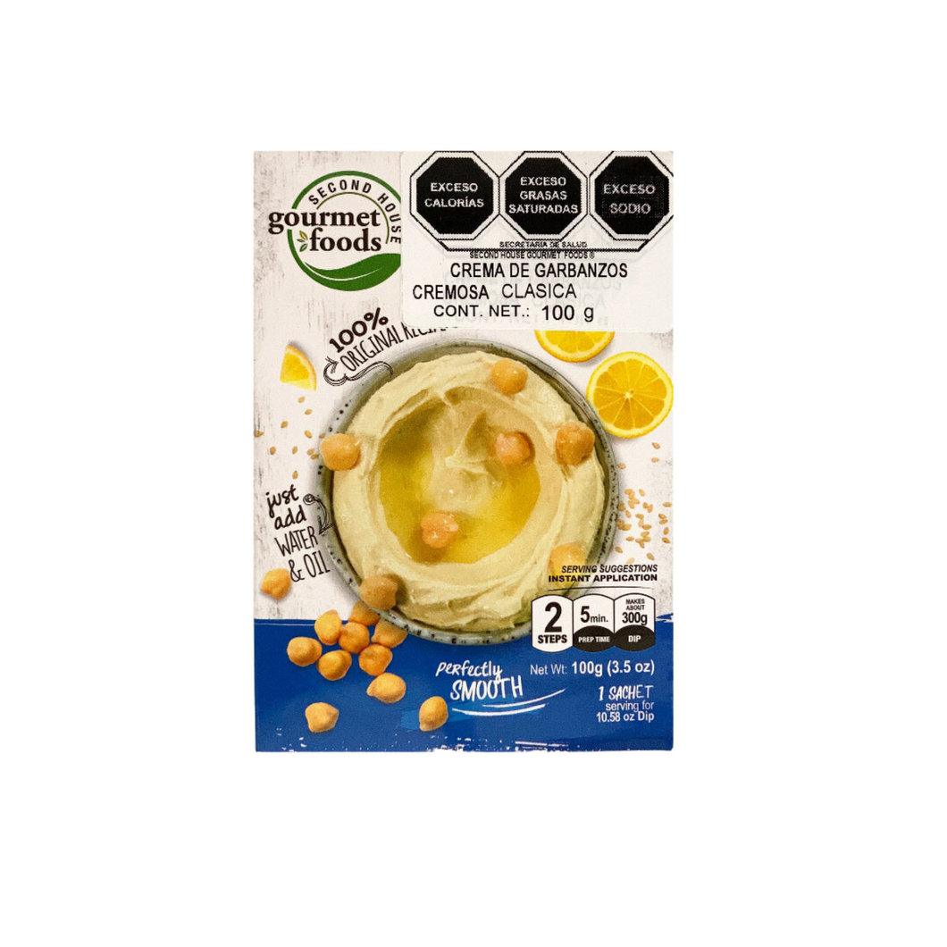 Hummus instantáneo clásico 100g- Gourmet Foods