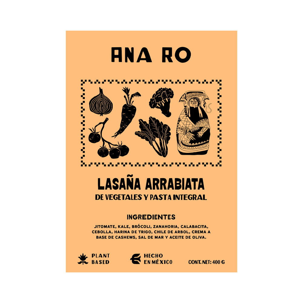 Lasañaa Arrabiata- ANA RO FOODS