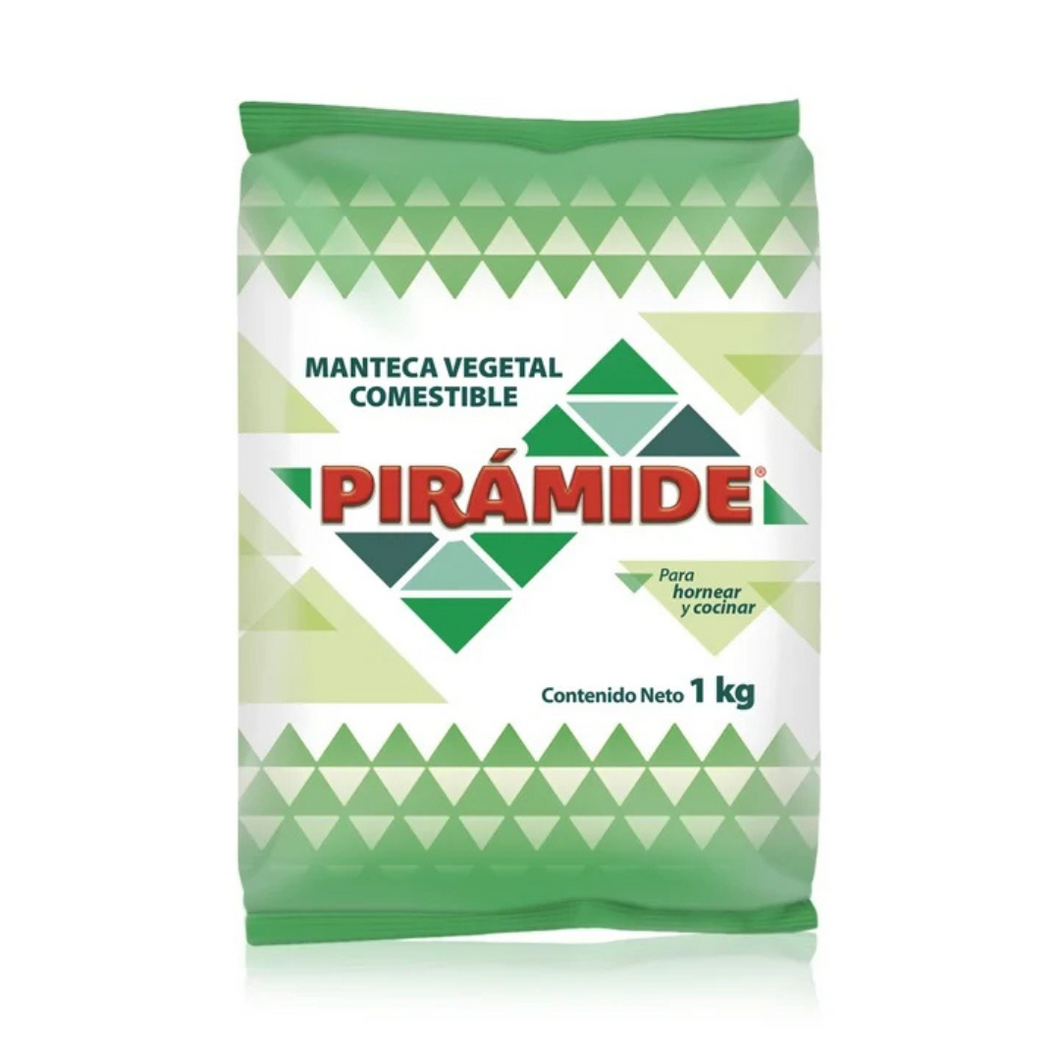 Manteca vegetal comestible 1Kg- Pirámide